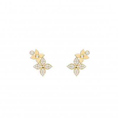 LOUIS VUITTON IDYLLE BLOSSOM RIGHT EARRING PINK GOLD AND DIAMONDS PER UNIT Q96957